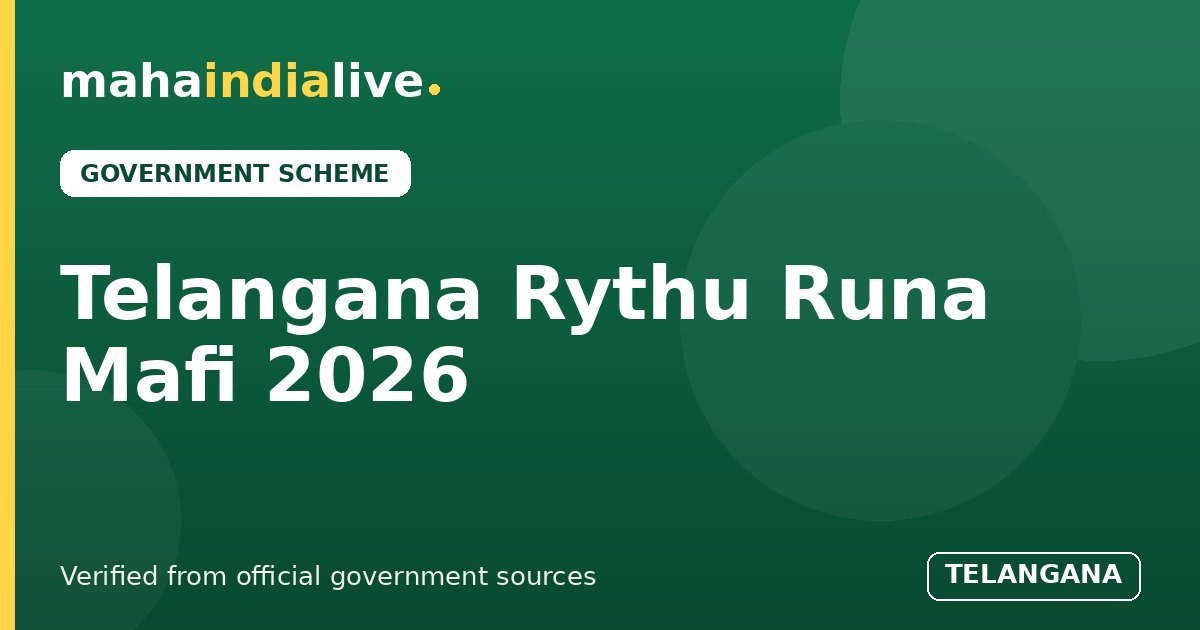 Telangana Rythu Runa Mafi